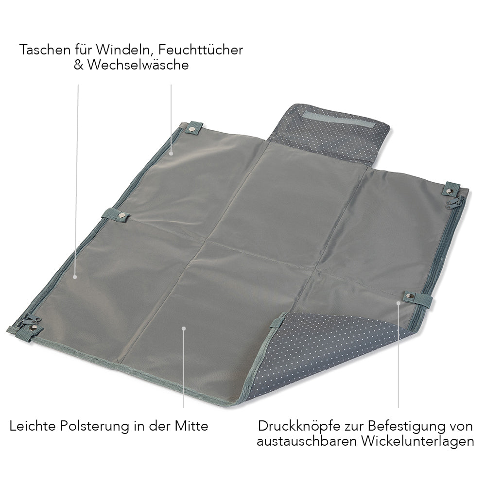 Changing mat & bag DOTS | Nylon
