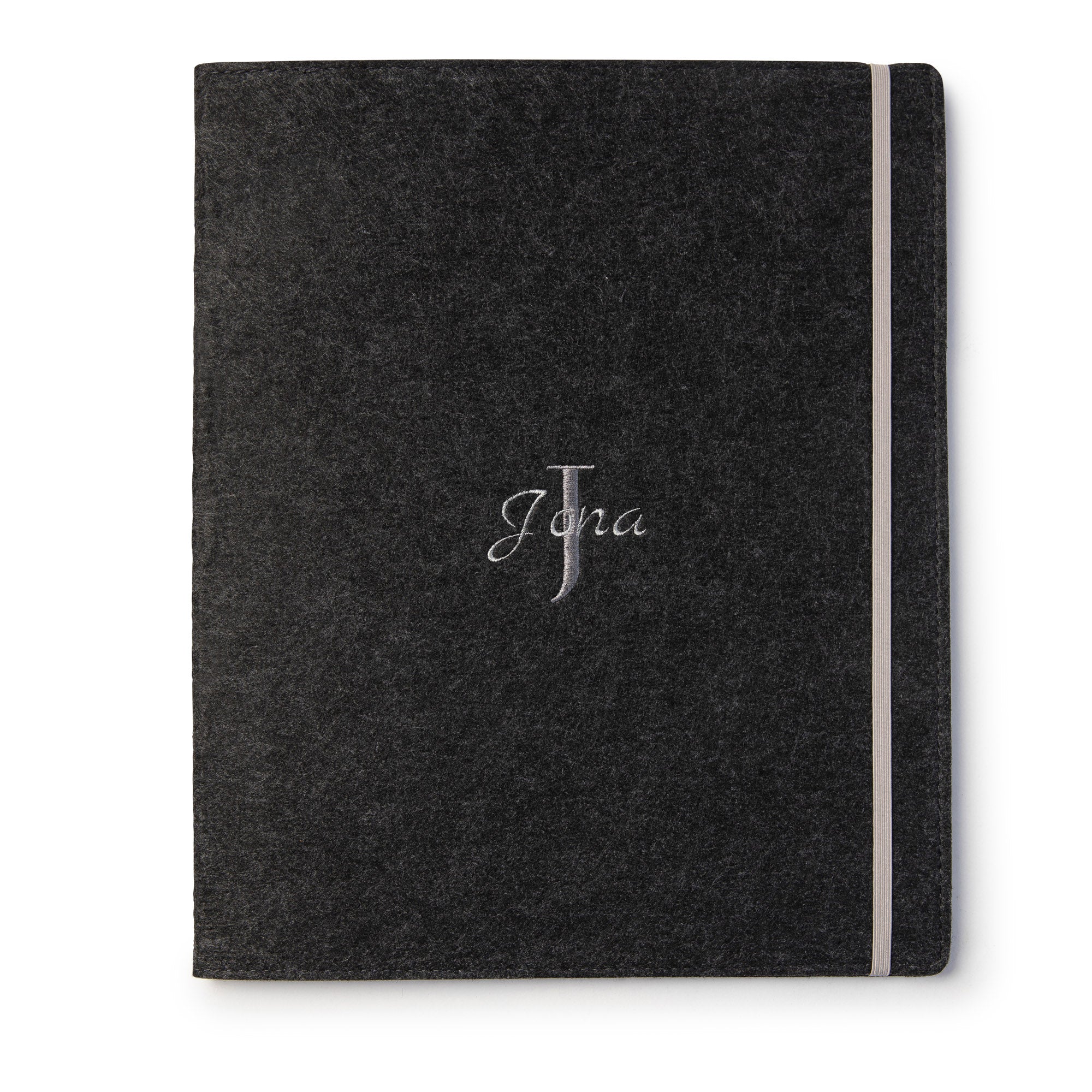 Writing folder MONOGRAM centered for A4 | felt