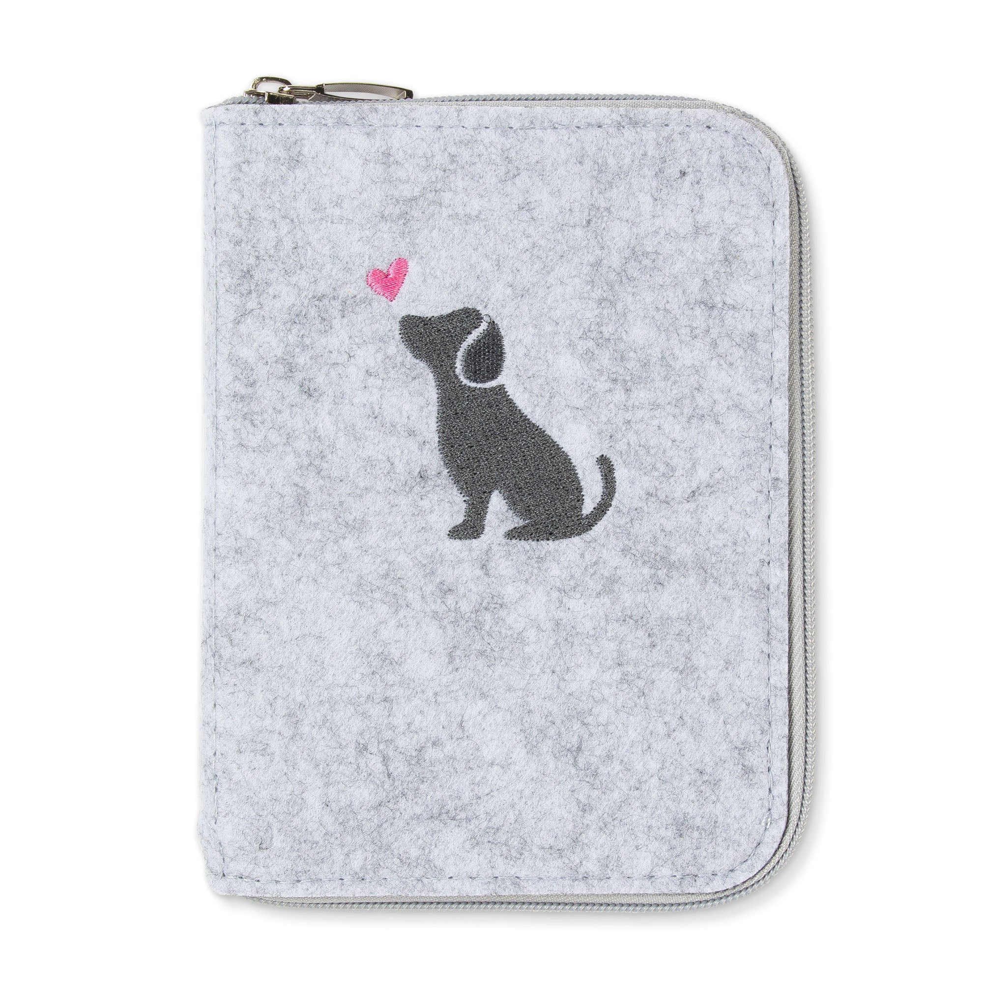 Pet passport cover PAW | Felt with zipper