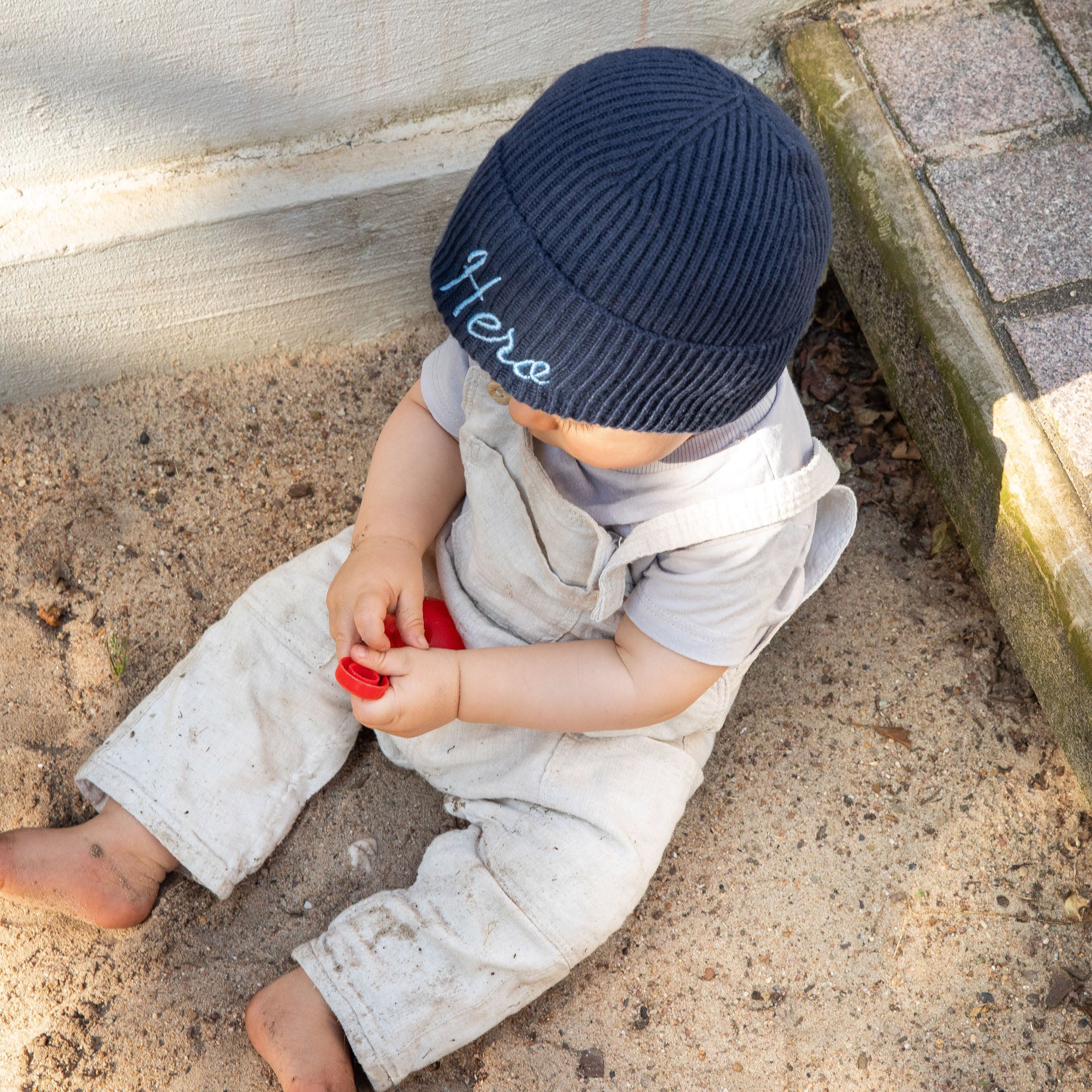 Baby beanie | Cotton & merino wool