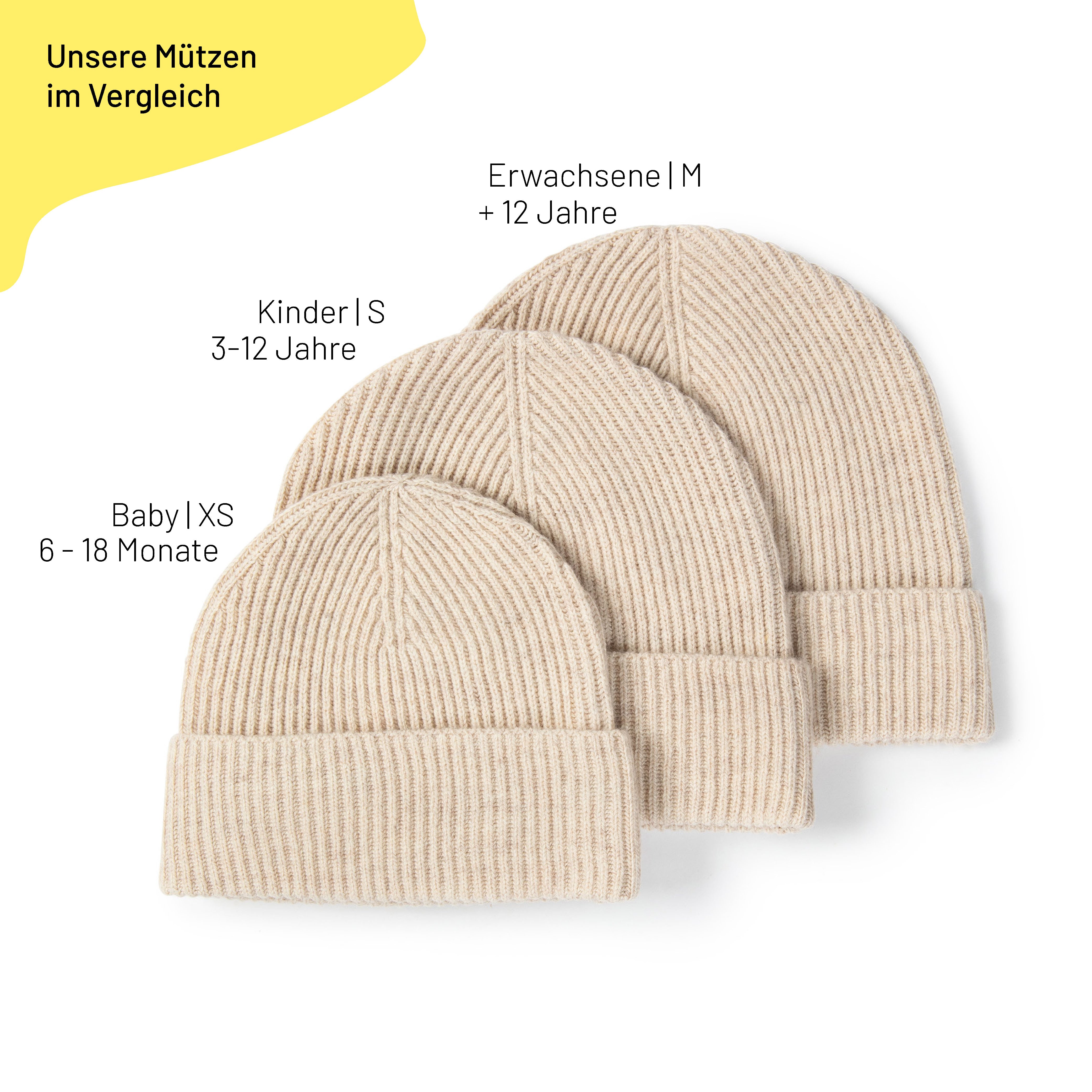 Baby beanie | Cotton & merino wool