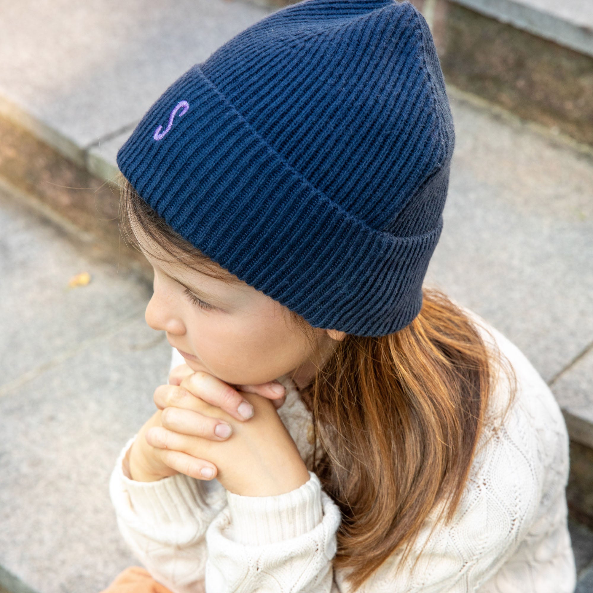 Children's beanie | Cotton & merino wool