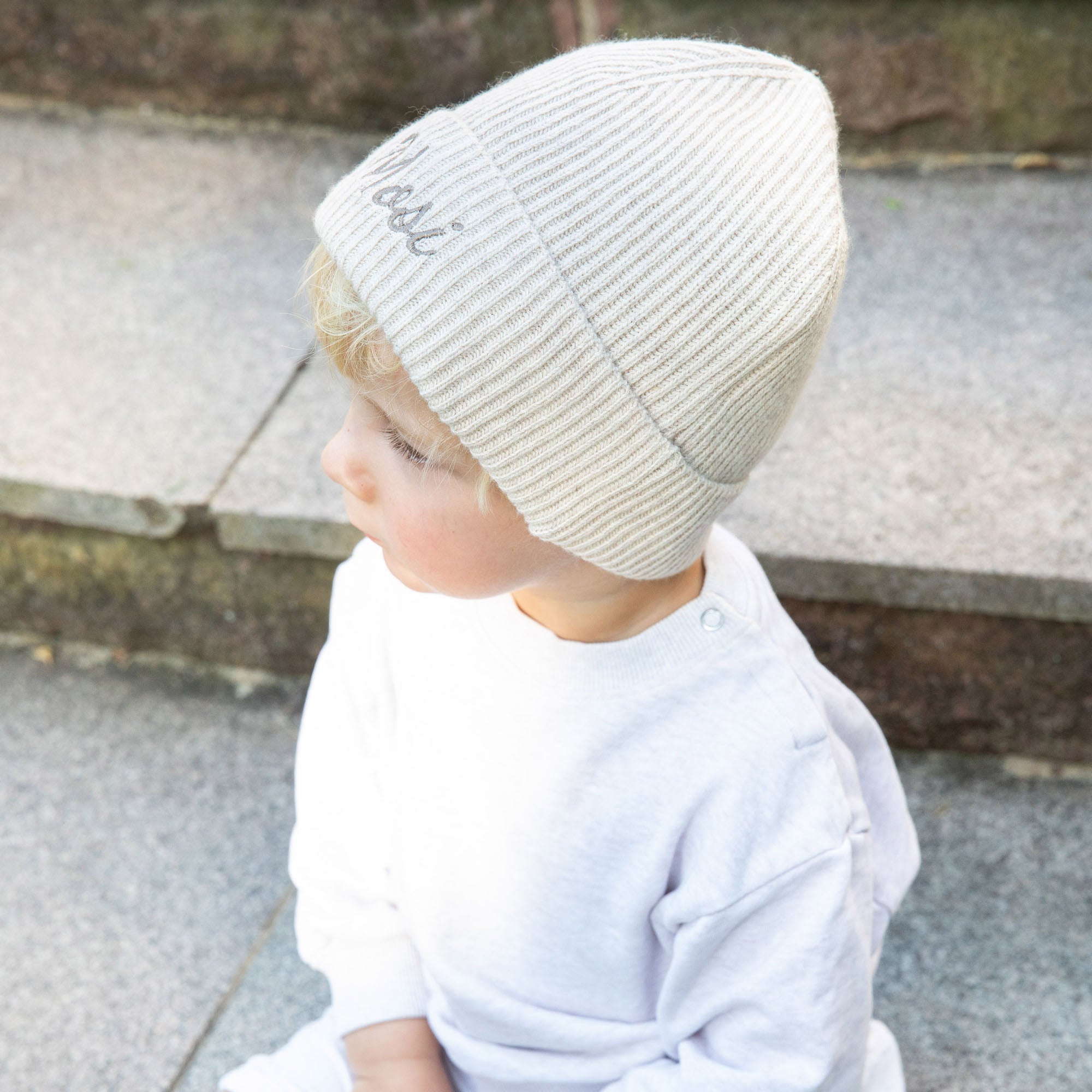 Children's beanie | Cotton & merino wool