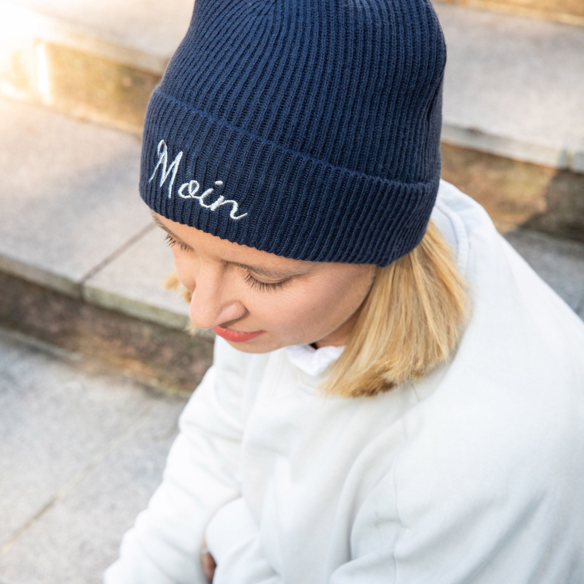 Adult beanie | Cotton & merino wool