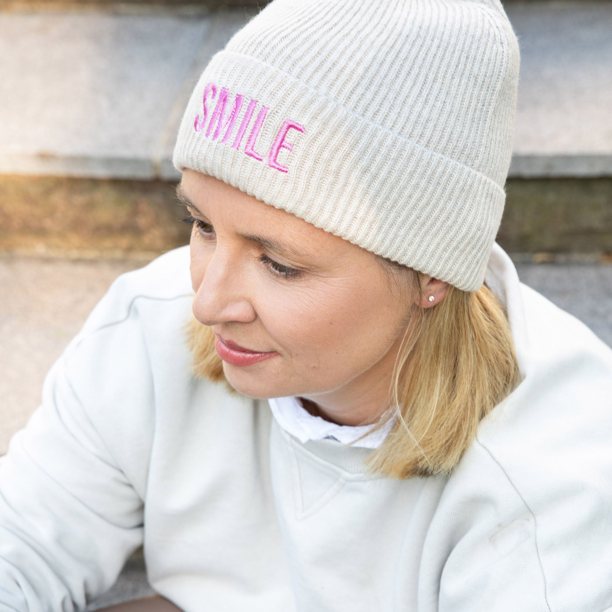 Adult beanie | Cotton & merino wool