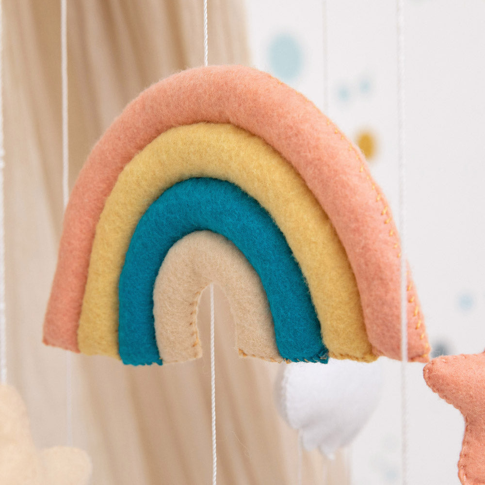 Baby Mobile REGENBOGEN I Filz