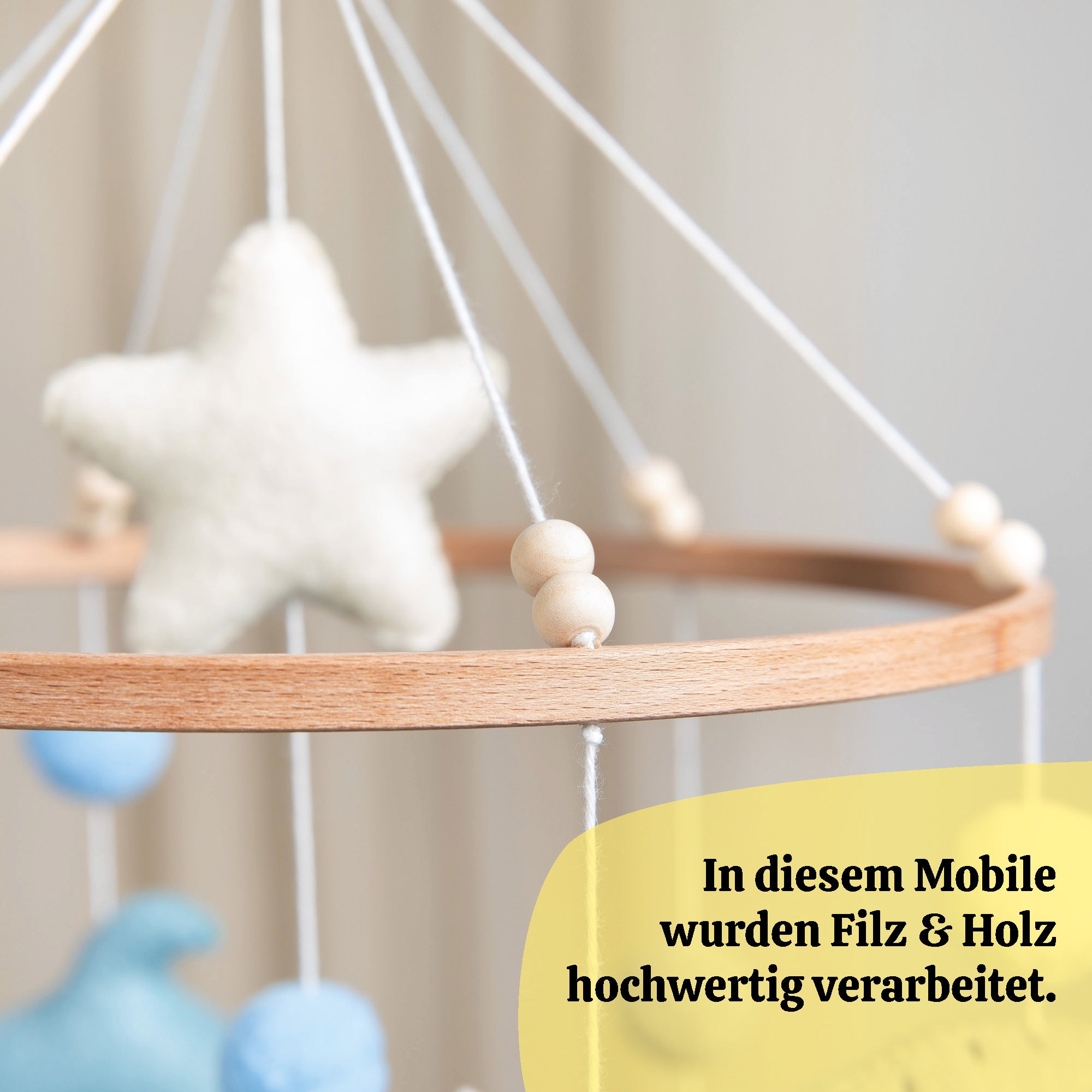 Baby Mobile MEERESTIERE I Filz