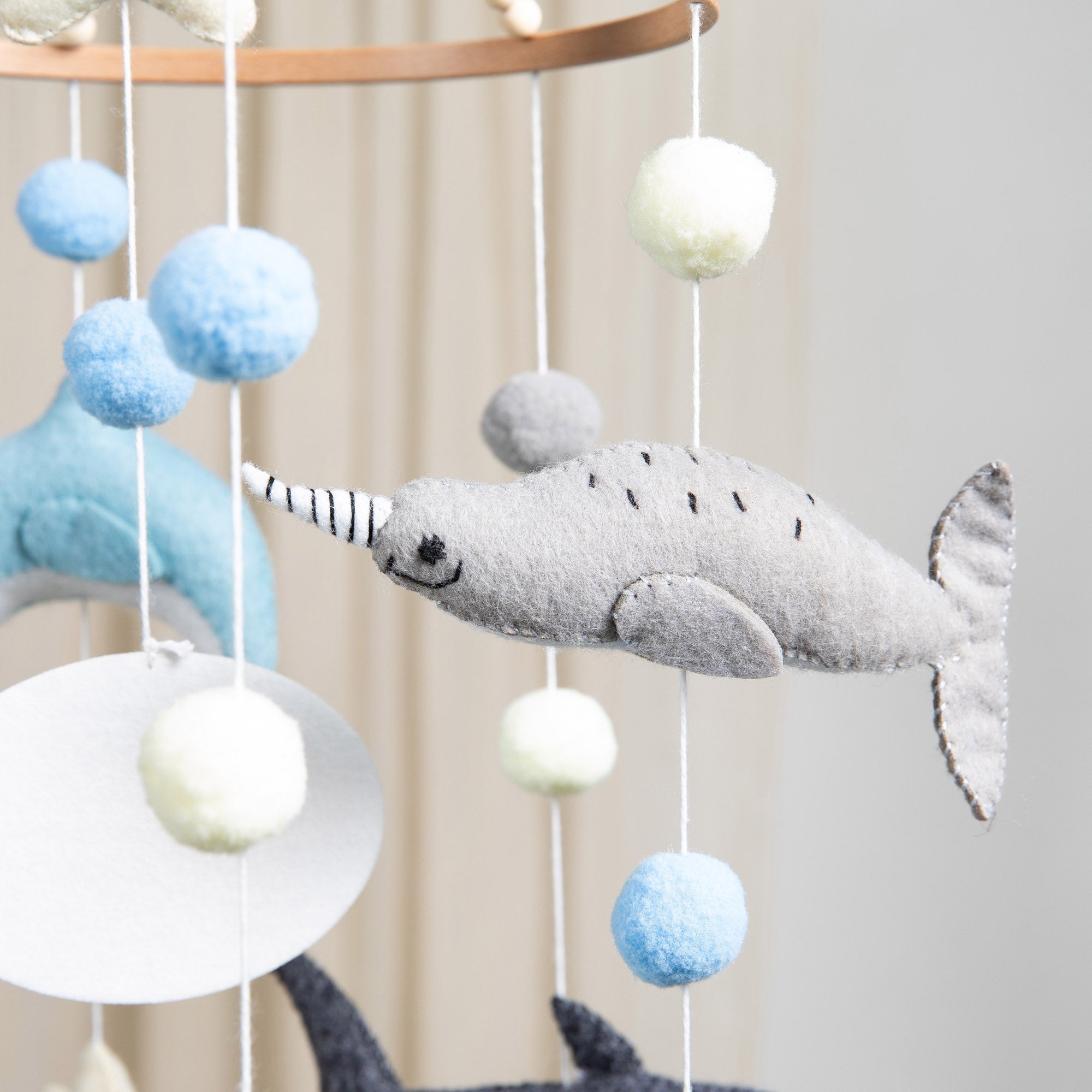 Baby mobile SEA ANIMALS I Felt