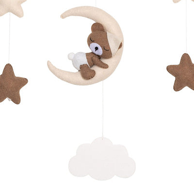 Baby garland MOON & BEAR I Felt