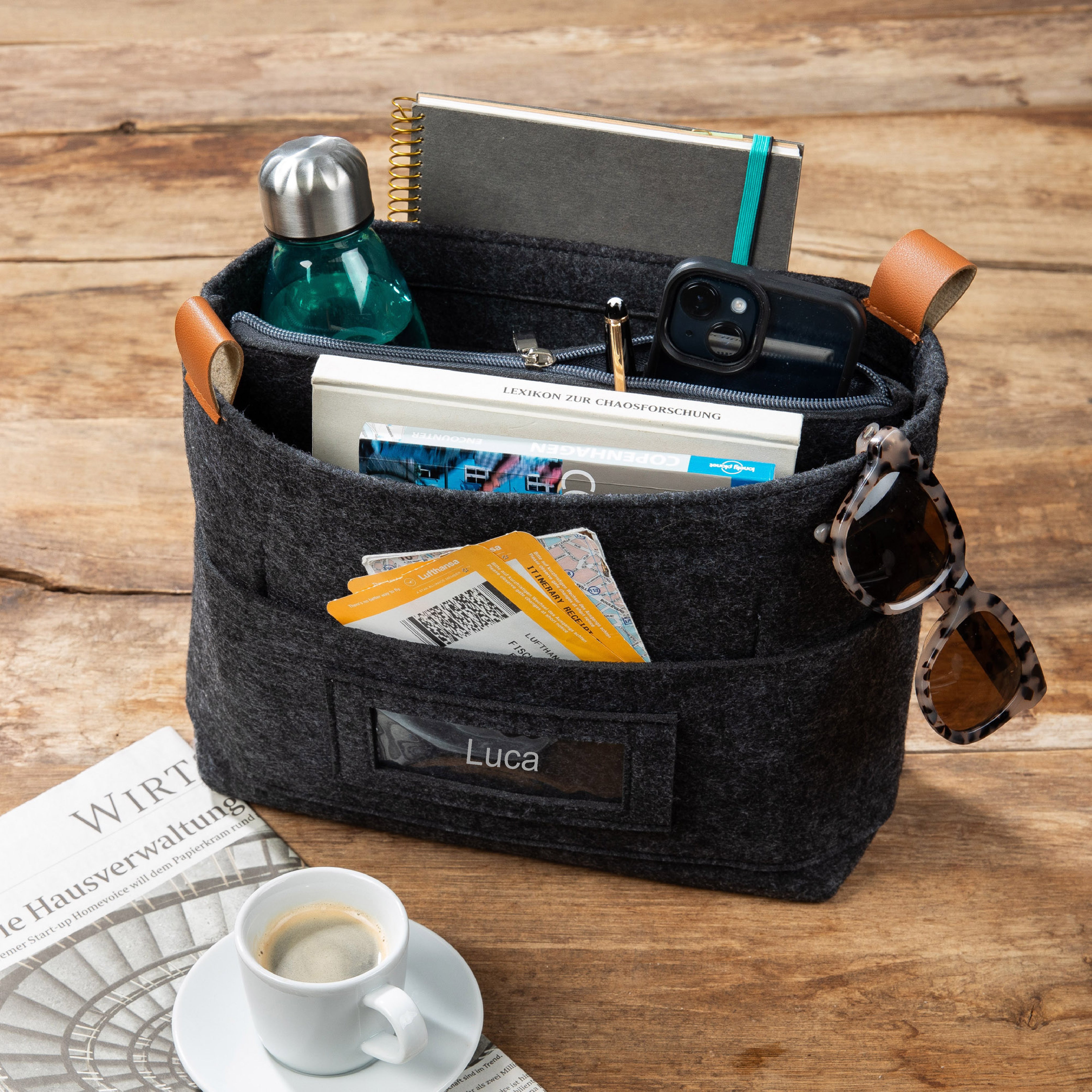 Taschenorganizer Medium | Filz