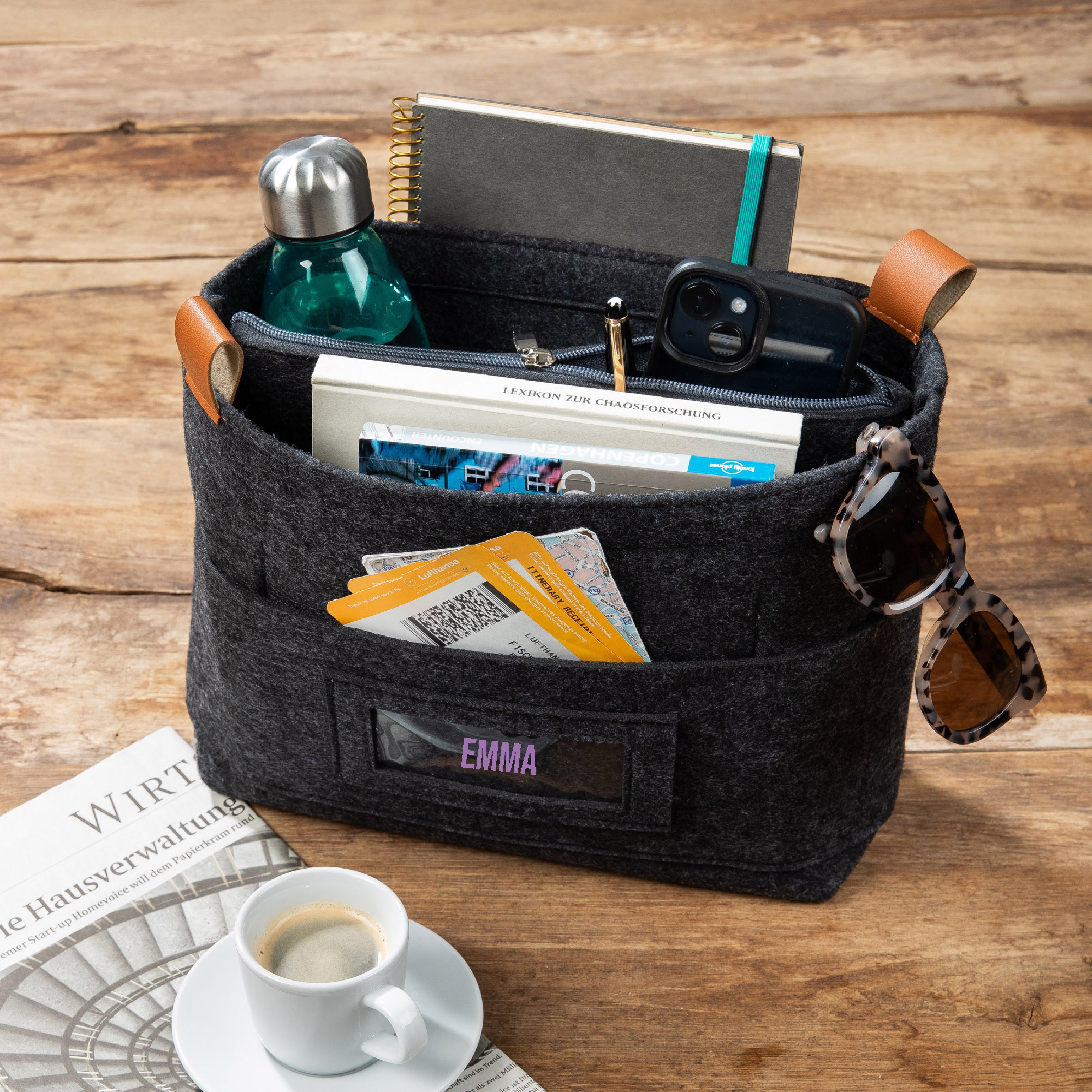 Taschenorganizer Medium | Filz